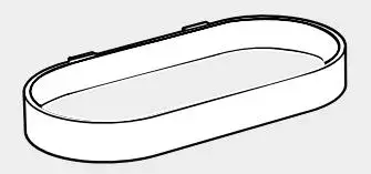 Полка для ванной Cielo ACSO.NI NINFEA