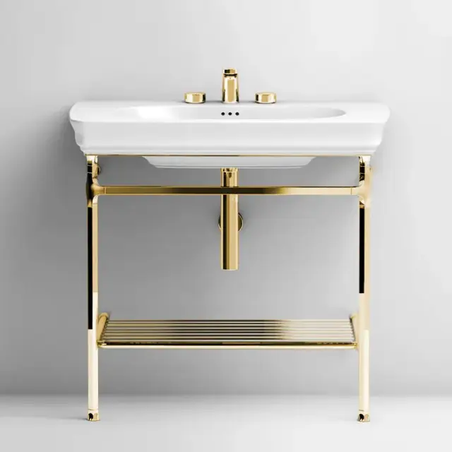 Консоль для ванной комнаты Art Ceram CIVITAS CIA005.73 золото антик