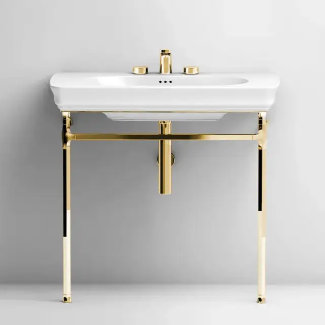 Консоль для ванной комнаты Art Ceram CIVITAS CIA004.73 золото антик