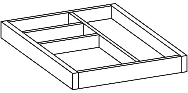 Органайзер для ящика 37*31.2*4.5h Noce Canaletto