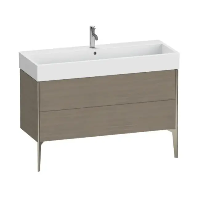База под раковину Duravit XViu XV45380B135 Oak Terra-35/рама champagne матовый-B1