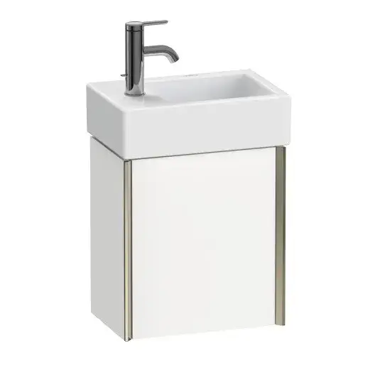 База под раковину Duravit XViu XV4230LB118 белый матовый-18/рама champagne матовый-B1