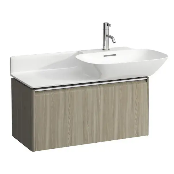 База под раковину LAUFEN BASE 4.0300.1.110.262.1 светлый вяз-262/ручка-анодир.алюминий