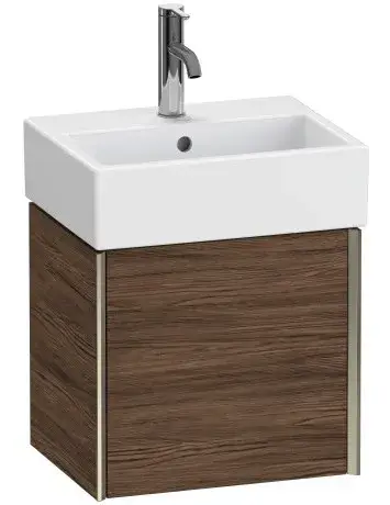 База под раковину Duravit XViu XV4231LB121 Walnut Dark-21/рама champagne матовый-B1