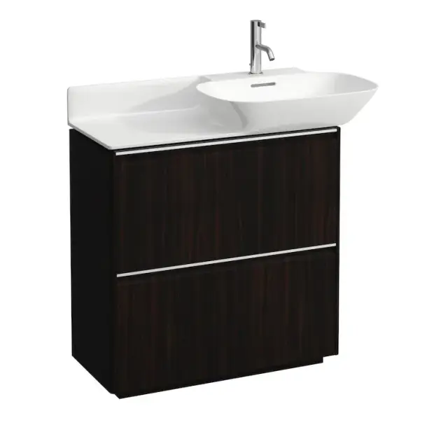 База под раковину LAUFEN BASE 4.0300.2.110.263.1 темный вяз-263/ручка-анодир.алюминий