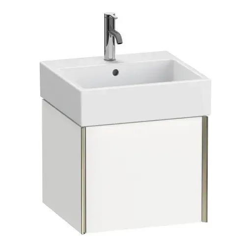 База под раковину Duravit XViu XV42330B118 белый матовый-18/рама champagne матовый-B1