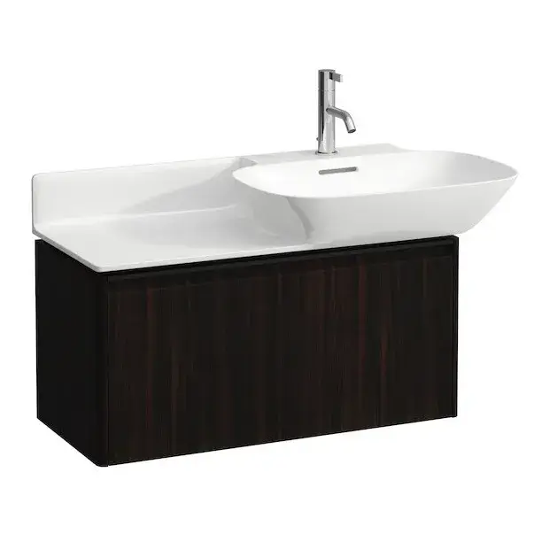 База под раковину LAUFEN BASE 4.0300.3.110.263.1 темный вяз-263/ручка-черный алюминий