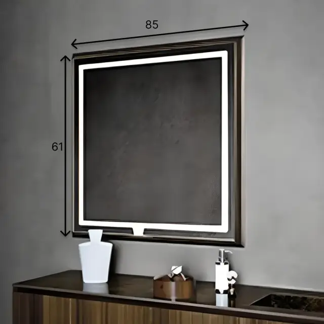 Зеркало для ванной Arbi CHANCE S856 rodio