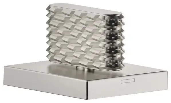 Вентиль боковой запирание вправо холодный 60x47 мм платина матовая