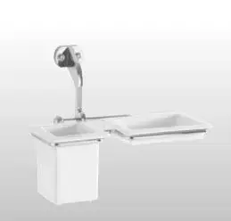 Стакан Kerasan Waldorf 741190 хром/белый