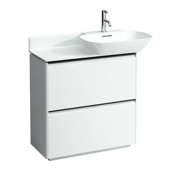 База под раковину LAUFEN BASE 4.0300.4.110.260.1 белый матовый-260/ручка-черный алюминий