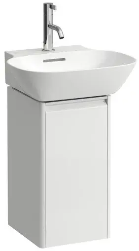 База под раковину LAUFEN BASE 4.0301.1.110.261.1 белый глянцевый-261/ручка-анодир.алюминий