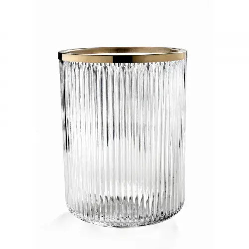 Корзина 3SC Elegance EL65ACRGD прозрачный хрусталь/POLISHED GOLD 24K