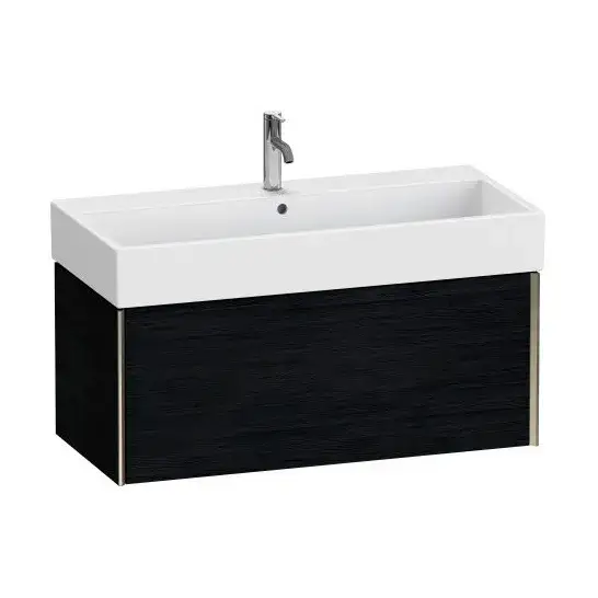 База под раковину Duravit XViu XV42370B116 Black Oak-16/рама champagne матовый-B1