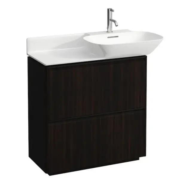 База под раковину LAUFEN BASE 4.0300.4.110.263.1 темный вяз-263/ручка-черный алюминий