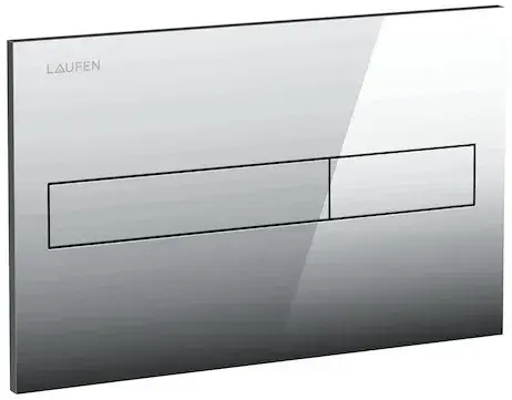 Панель смыва 25*16h матовый хром