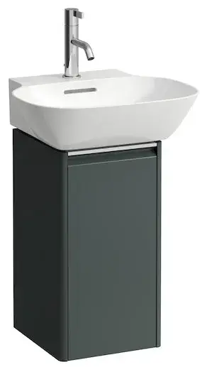 База под раковину LAUFEN BASE 4.0301.1.110.266.1 traffic grey-266/ручка-анодир.алюминий