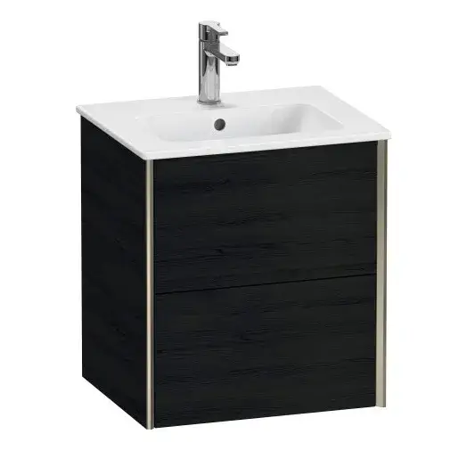 База под раковину Duravit XViu XV43150B116 Black Oak-16/рама champagne матовый-B1