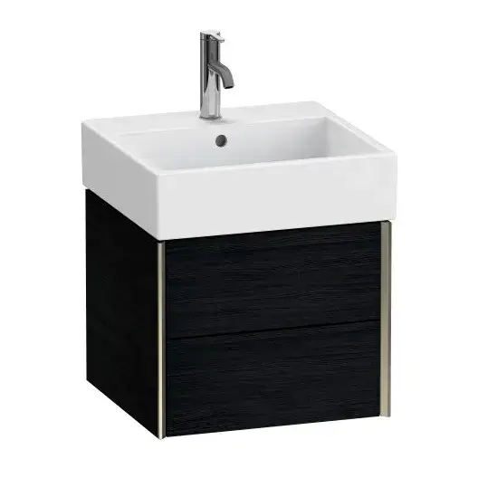 База под раковину Duravit XViu XV43330B116 Black Oak-16/рама champagne матовый-B1