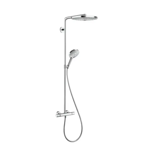Душевая стойка HANSGROHE RAINDANCE E Showerpipe 27133400 хром/белый