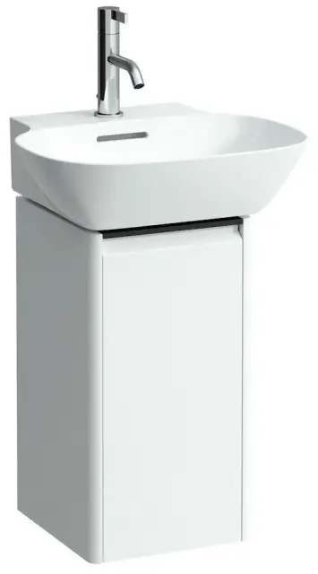 База под раковину LAUFEN BASE 4.0301.4.110.260.1 белый матовый-260/ручка-черный алюминий