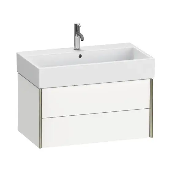 База под раковину Duravit XViu XV43360B118 белый матовый-18/рама champagne матовый-B1