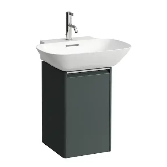 База под раковину LAUFEN BASE 4.0302.2.110.266.1 traffic grey-266/ручка-анодир.алюминий