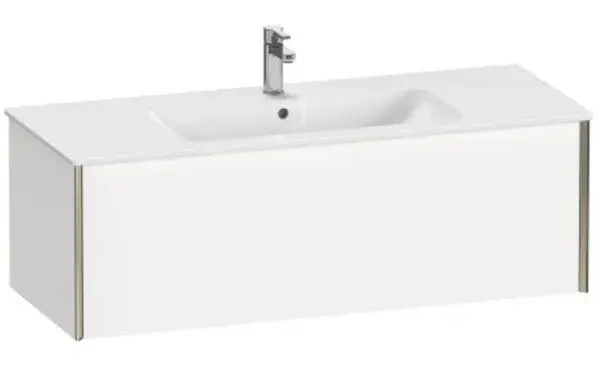 База под раковину Duravit XViu XV40280B118 белый матовый-18/рама champagne матовый-B1