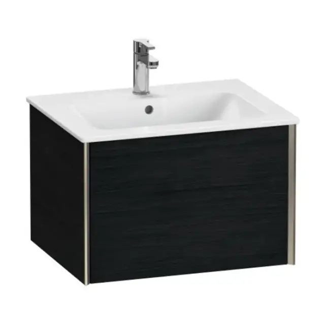 База под раковину Duravit XViu XV40250B116 Black Oak-16/рама champagne матовый-B1