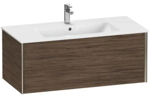 База под раковину Duravit XViu XV40270B121 Walnut Dark-21/рама champagne матовый-B1