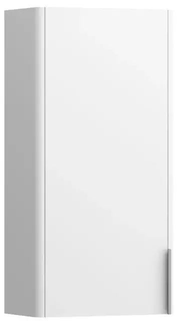 Шкафчик 1 дверка SX 35*18.5*70h белый глянцевый-261/ручка-алюминий