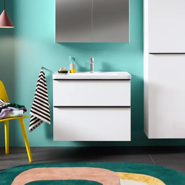 База под раковину Duravit D-NEO DE4355 белый глянцевый-22