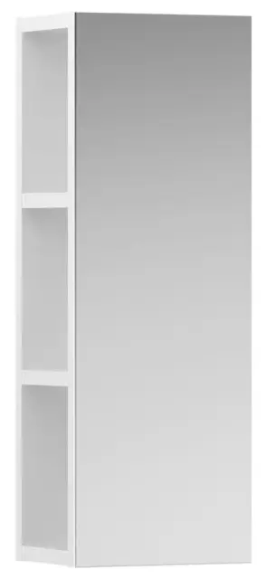 Шкафчик с открытыми полками 25*18.5*70h белый глянцевый-261