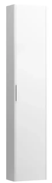 Колонна 1 дверка SX 35*18.5*165h белый глянцевый-261/ручка-алюминий
