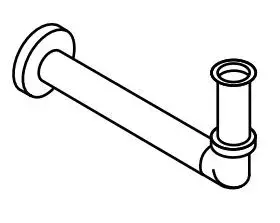 Сифон Agape AKIT0731E черный матовый