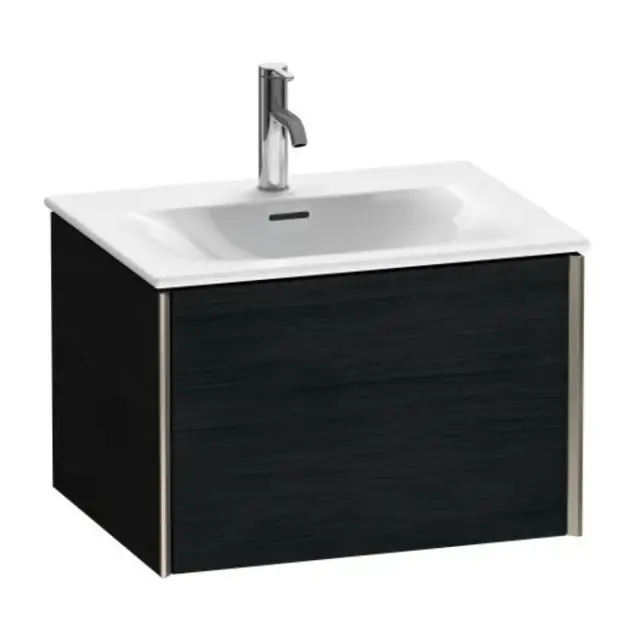 База под раковину Duravit XViu XV40320B116 Black Oak-16/рама champagne матовый-B1