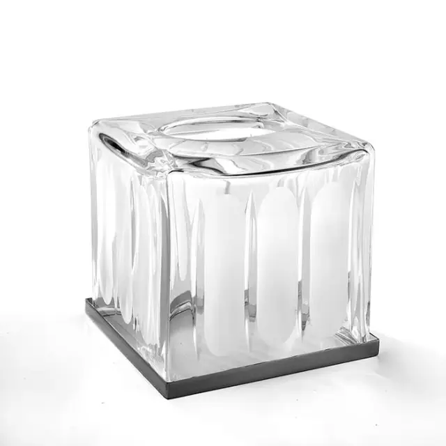 Контейнер для салфеток 3SC MONTBLANC MB71ACRSL хрусталь/хром