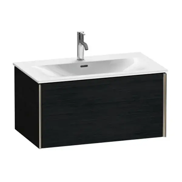 База под раковину Duravit XViu XV40340B116 Black Oak-16/рама champagne матовый-B1