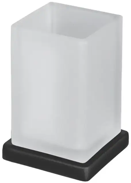 Стакан Colombo Design LOOK B1641.NM чёрный матовый, стекло матовое