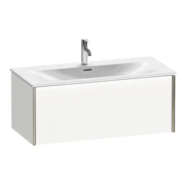 База под раковину Duravit XViu XV40350B118 белый матовый-18/рама champagne матовый-B1