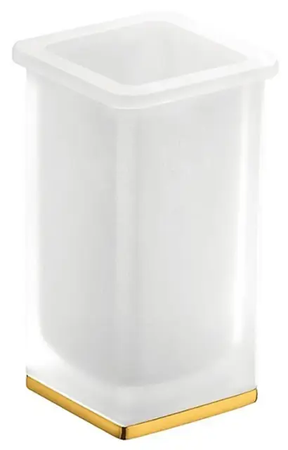 Стакан Colombo Design LULU B6241.gold золото/белый