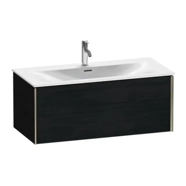 База под раковину Duravit XViu XV40350B121 Black Oak-16/рама champagne матовый-B1