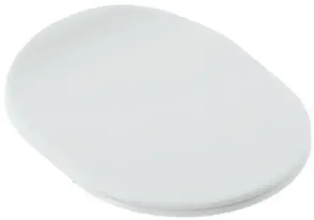 Сиденье для унитаза белый матовый/петли золото