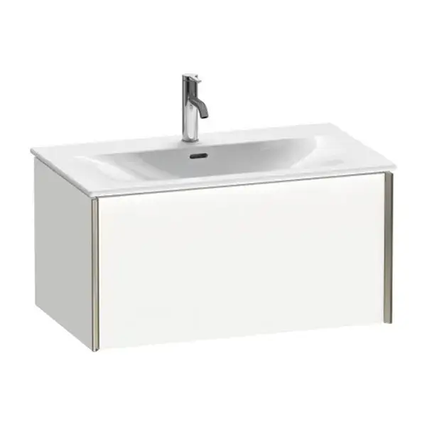 База под раковину Duravit XViu XV40340B118 белый матовый-18/рама champagne матовый-B1
