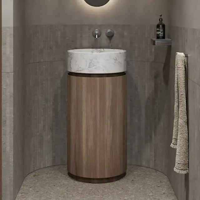 База под раковину NIC design MOD 010.940.088.DX цвет-ROVERE MOKA