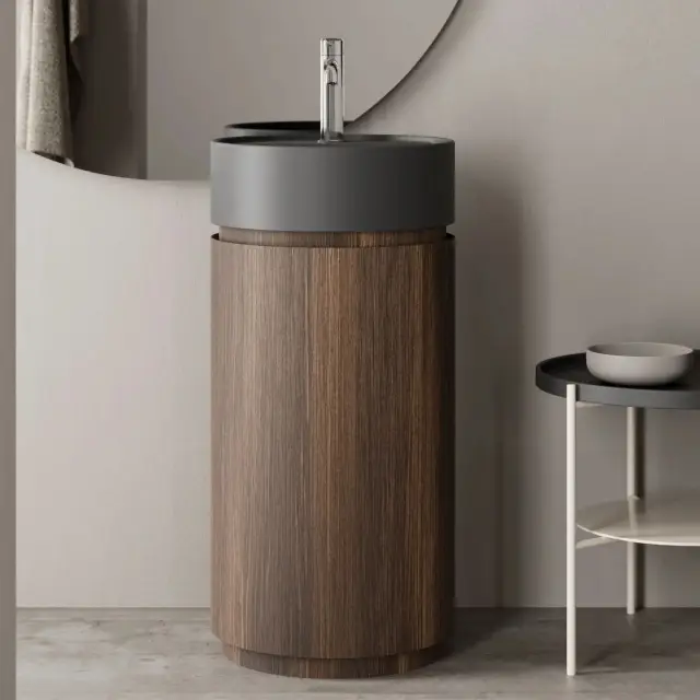 База под раковину NIC design MOD 010.142.089.DX цвет-NOCE MOGANO