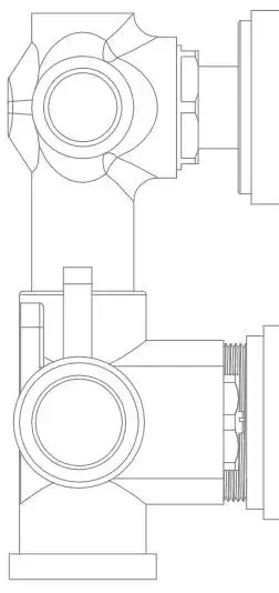 Внутренняя часть встраиваемого термостата для душа DEVON&DEVON