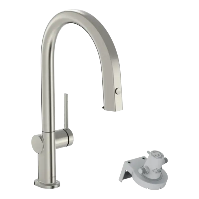 Смеситель для кухни HANSGROHE AQITTURA M91 76803800 цвет-сталь матовая