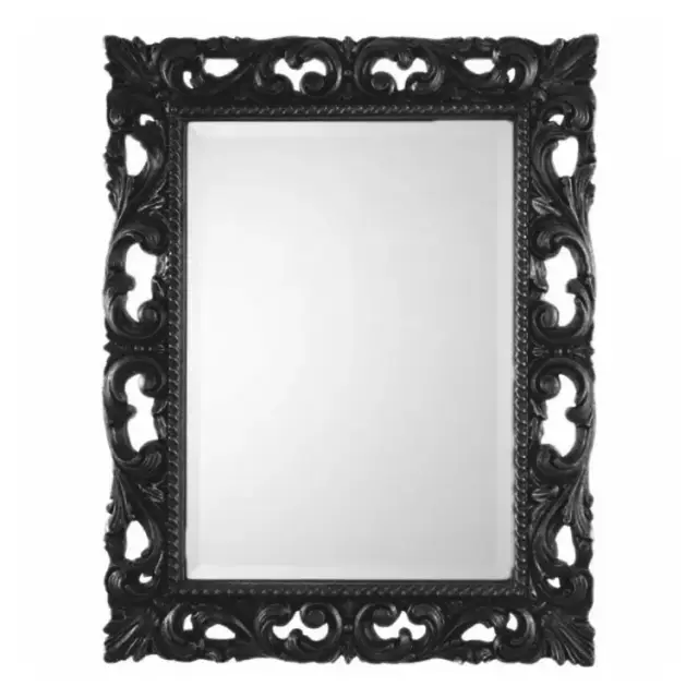 Зеркало для ванной Sbordoni Rococo 970ANO цвет-черный матовый