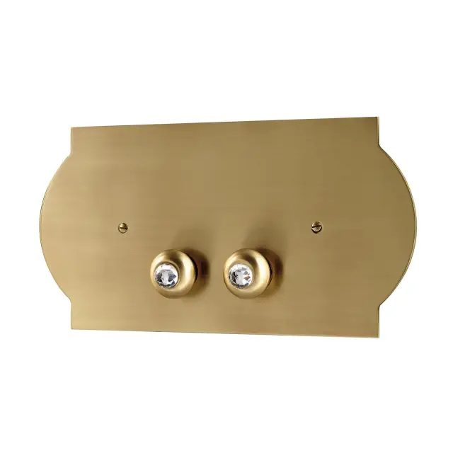 Клавиша 3SC Super Plaque Swarovski SPL00OL/SW цвет-brass